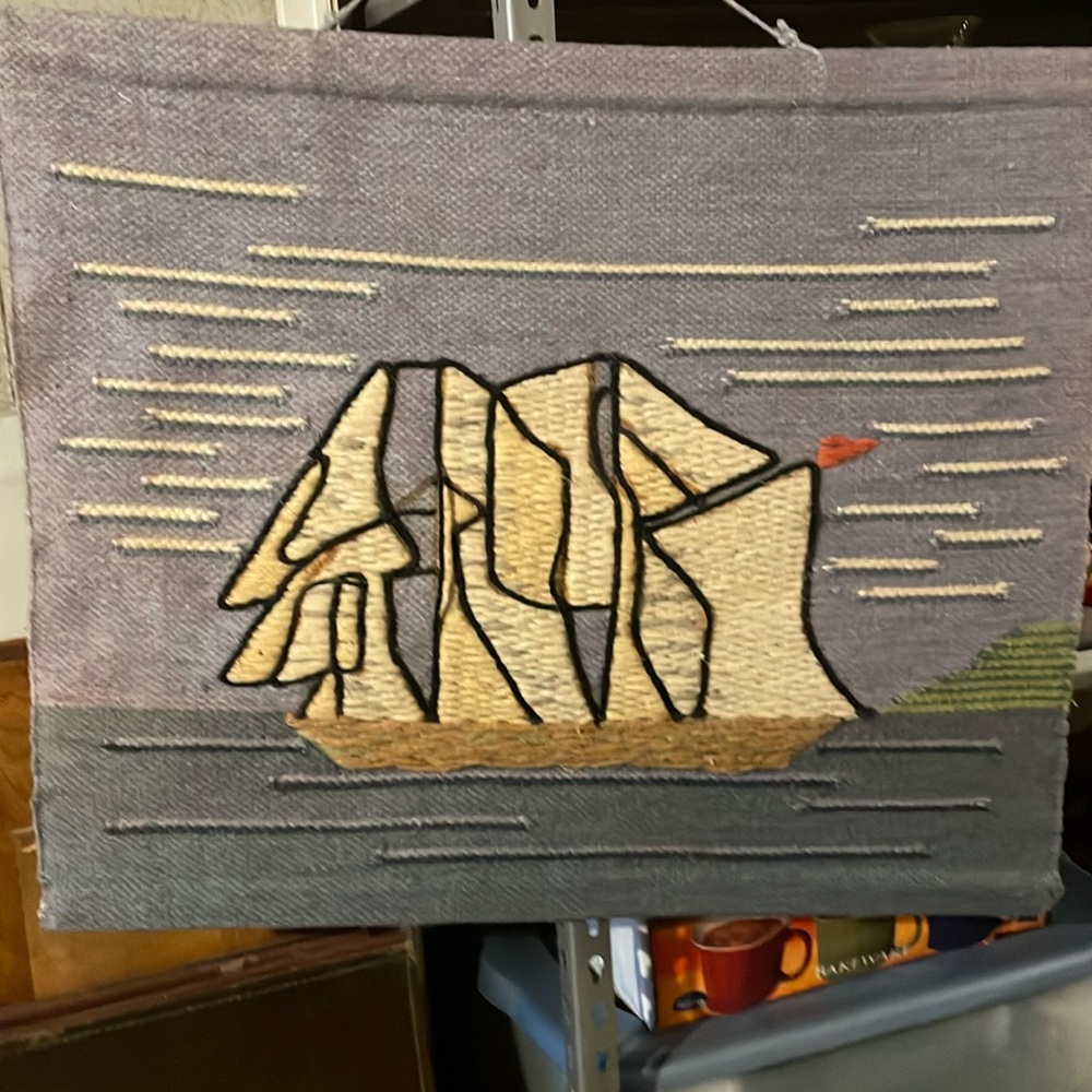 Jute wall hanging